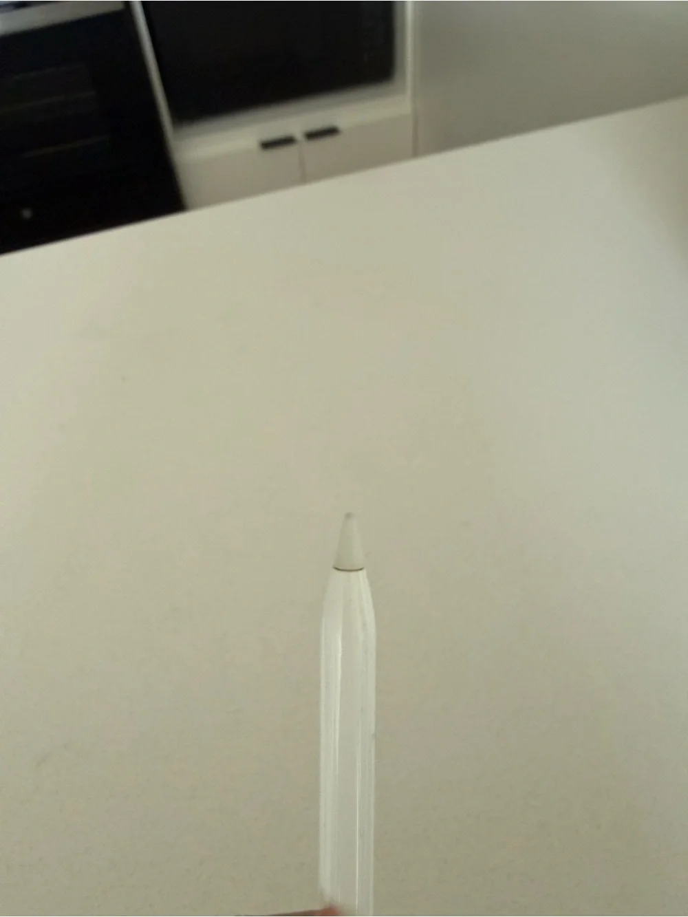 Apple White Bluetooth Stylus with Silver Accent